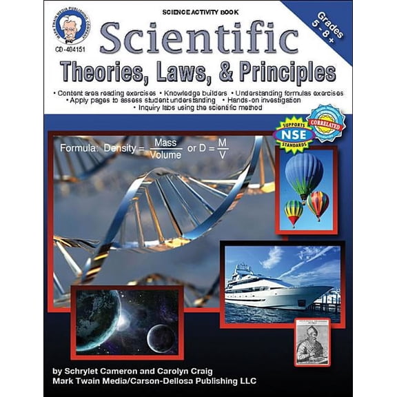 Scientific Theories, Laws, and Principles, Grades 5 - 12 (Paperback)