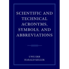 Pre-Owned Scientific and Technical Acronyms, Symbols, and Abbreviations (Hardcover) 9780471388029