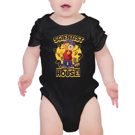 Scientist In The House Sid the Science Kid Fun Character Graphic Baby's Bodysuit