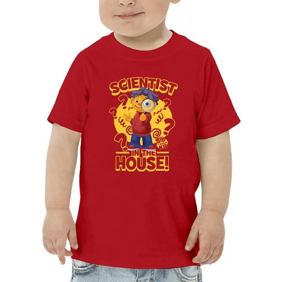 Scientist In The House - Sid the Science Kid Fun Character Graphic Toodler's T-shirt