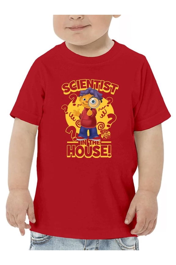 Scientist In The House - Sid the Science Kid Fun Character Graphic Toodler's T-shirt