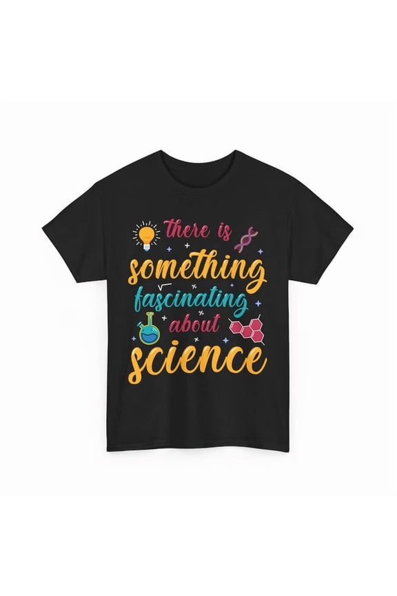 Scientist T-Shirt S-5XL Geeky Lab Coat Chemistry Physics Biology Science Tee
