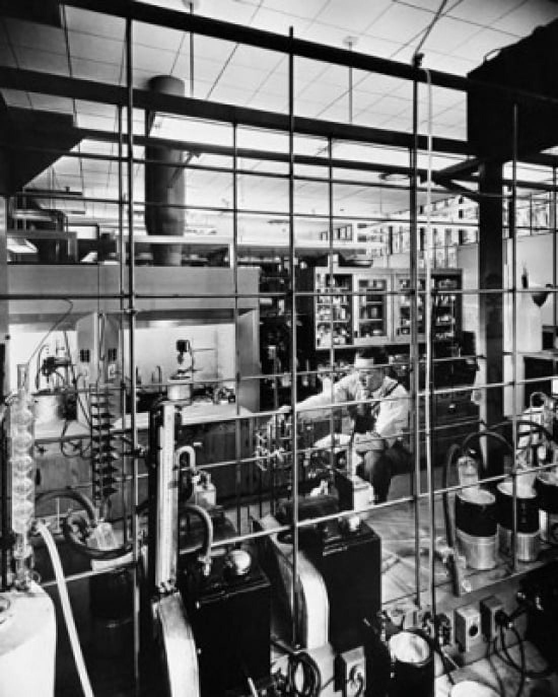 Scientist working in the physical research laboratory Dow Chemical Company Canvas Art - (24 x 36)