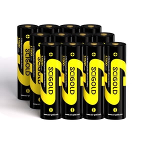 Scigold 12Pack 21700 Rechargeable Battery 5000mAh Battery Large Capacity 3.6V Suitable For Small Fans Solar Lights