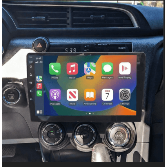 For Scion TC 2011 2012-2016 10.1" Android 15 Car Stereo, 4GB+64GB 2 DIN Head Unit with Wireless CarPlay Android Auto, GPS Navigation, DVR, SWC, Mirror Link/AHD Backup Camera & Microphone