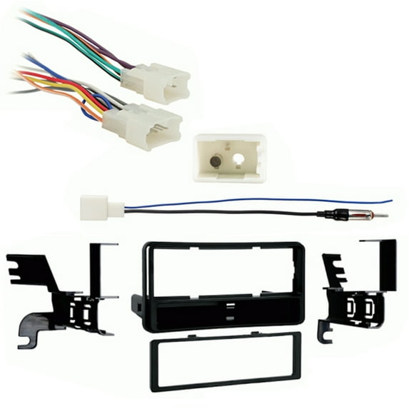 Scion iQ 2012-2015 Single DIN Aftermarket Stereo Harness Radio Install Dash Kit