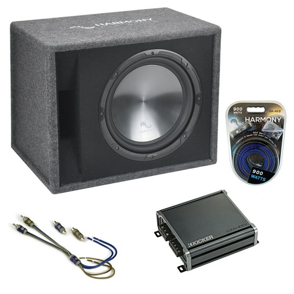 Scion xB 04-15 Harmony Single 12" Loaded Sub Box Enclosure & CXA400.1 Amp