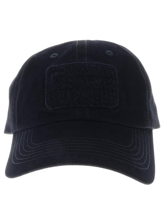 STGBK Tactical Baseball Cap with Loop Surface to Attach Morale Hook Patches - Pull-Patch Trucker Hat Attach Operator - Black