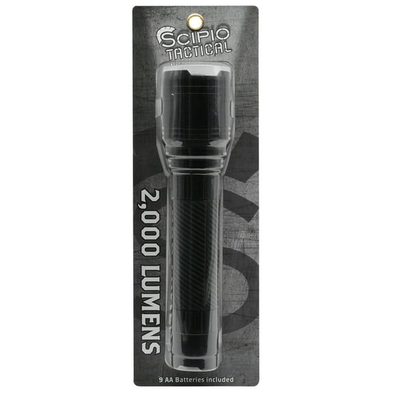 Scipio Tactical LED Flashlight 2000 Lumens