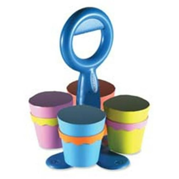 Scissor Caddy- w-4 Removable Cups- Assorted