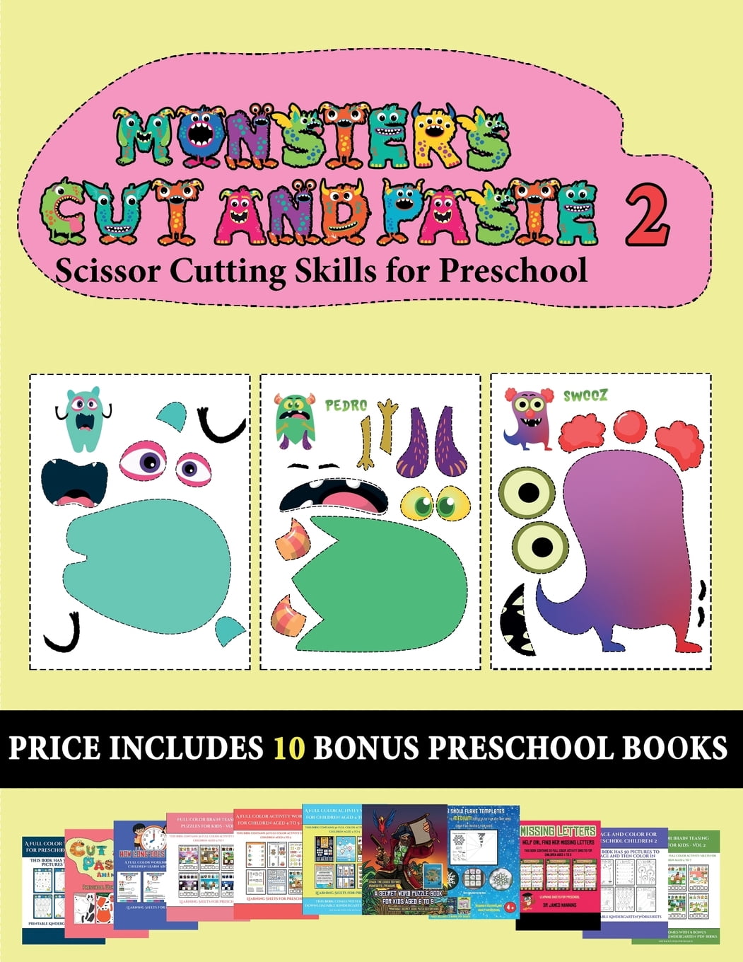 Scissor Cutting Skills for Preschool: Scissor Cutting Skills for ...