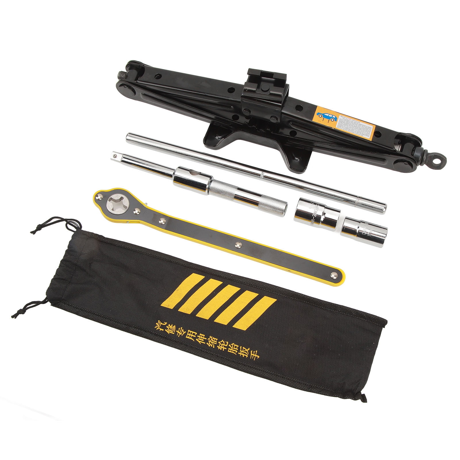 Scissor Jack, 11 To 44cm Steel Construction Lifting Jack Heavy Duty 3T