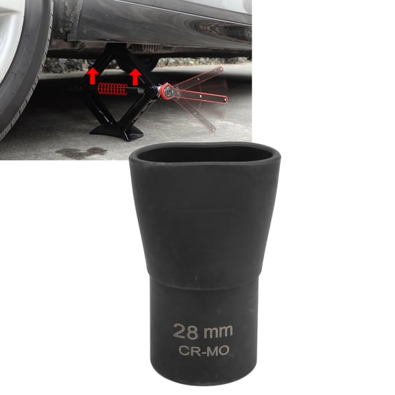 Scissor Jack Drill Adapter, 1/2in Scissor Jack Quick Drive Metal Sturdy Wearproof High Performance Adaptor For Jacks