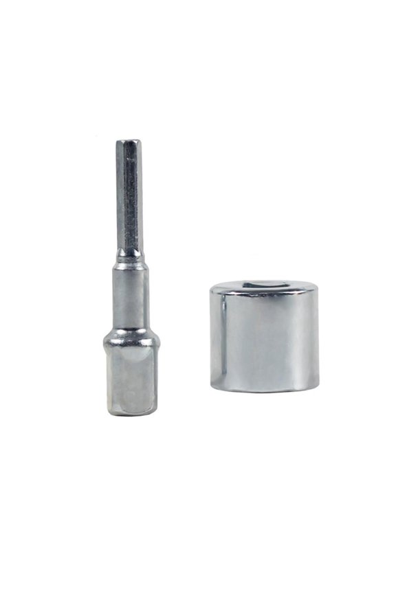Scissor Jack Power Adapter Set for Electric Wrench, Universal Fit, Metal, 0.35 lbs