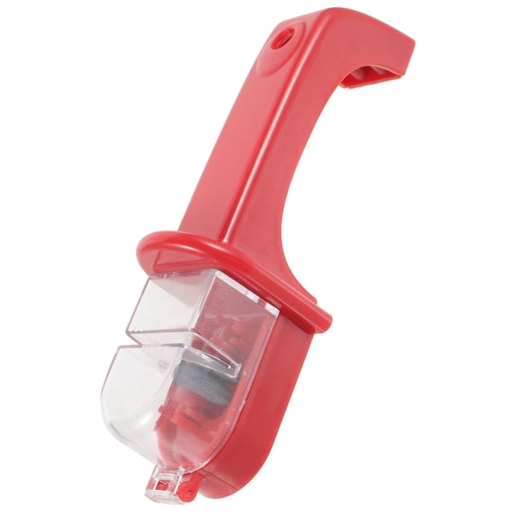 Scissor Sharpener Home Knife Sharpening Tool Cutlery Convenient Ax Red Abs Whetstone