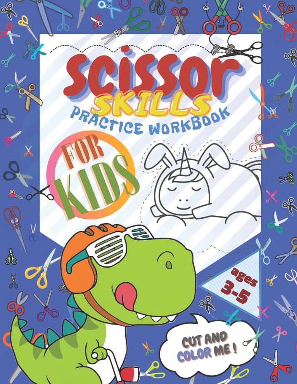 Scissor Skills Practice Workbook: Cutting Practice Activity Book for ...