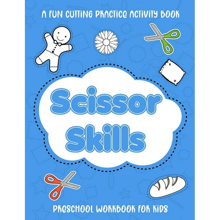 Christmas Scissor Skills Workbook For Kids: A Fun Cutting & Coloring  Practice Activity Book For Preschoolers Ages 3-5 (Paperback)