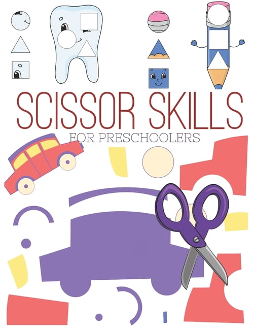 Scissor Skills for Preschoolers: Cutting practice worksheets for  preschoolers to kindergarteners, cut and paste activity book ages 3-5 ( pre  k ) with