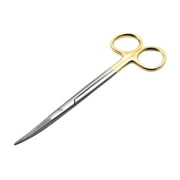 Scissors 5.5 inches Curved Gold Plated Handle With TC Extra Sharp Artman Instruments Brand