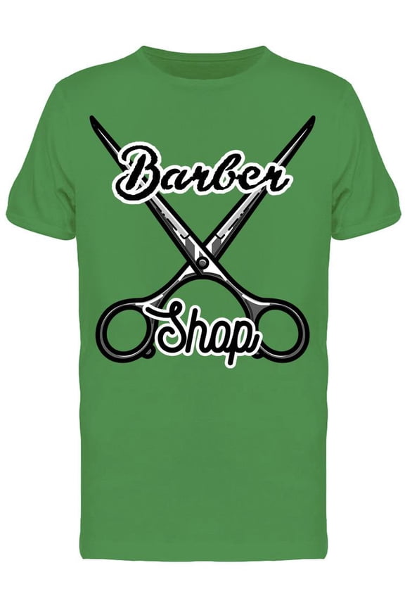 Scissors Barber Shop Tee Men's -Image by Shutterstock