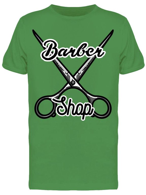 Scissors Barber Shop Tee Men's -Image by Shutterstock