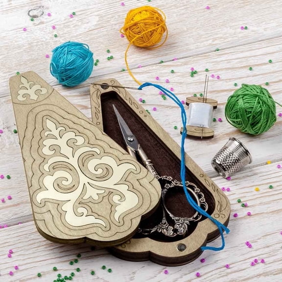 Wizardi Scissors Case (Inside Size 6.5 12 cm, Single-Layer) FLZB(N)-192 Wonderland Crafts