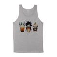 thumbnail image 1 of Scissors Coffee Halloween Tank Top Unisex Medium Grey, 1 of 5