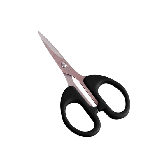 Scissors Multipurpose Stainless Steel Scissors – 7.4" Ergonomic Shears for Kitchen, Office, Crafts, And Fabric Cutting, Anti-Rust, Lightweight, And Perfect for Left Or Right-Handed Users Black