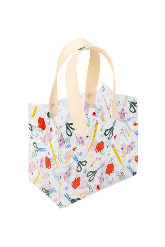 Scissors Pattern Gifting Tote, 9.60 x 14.37 x 5.43 in, Reusable Handheld Bag