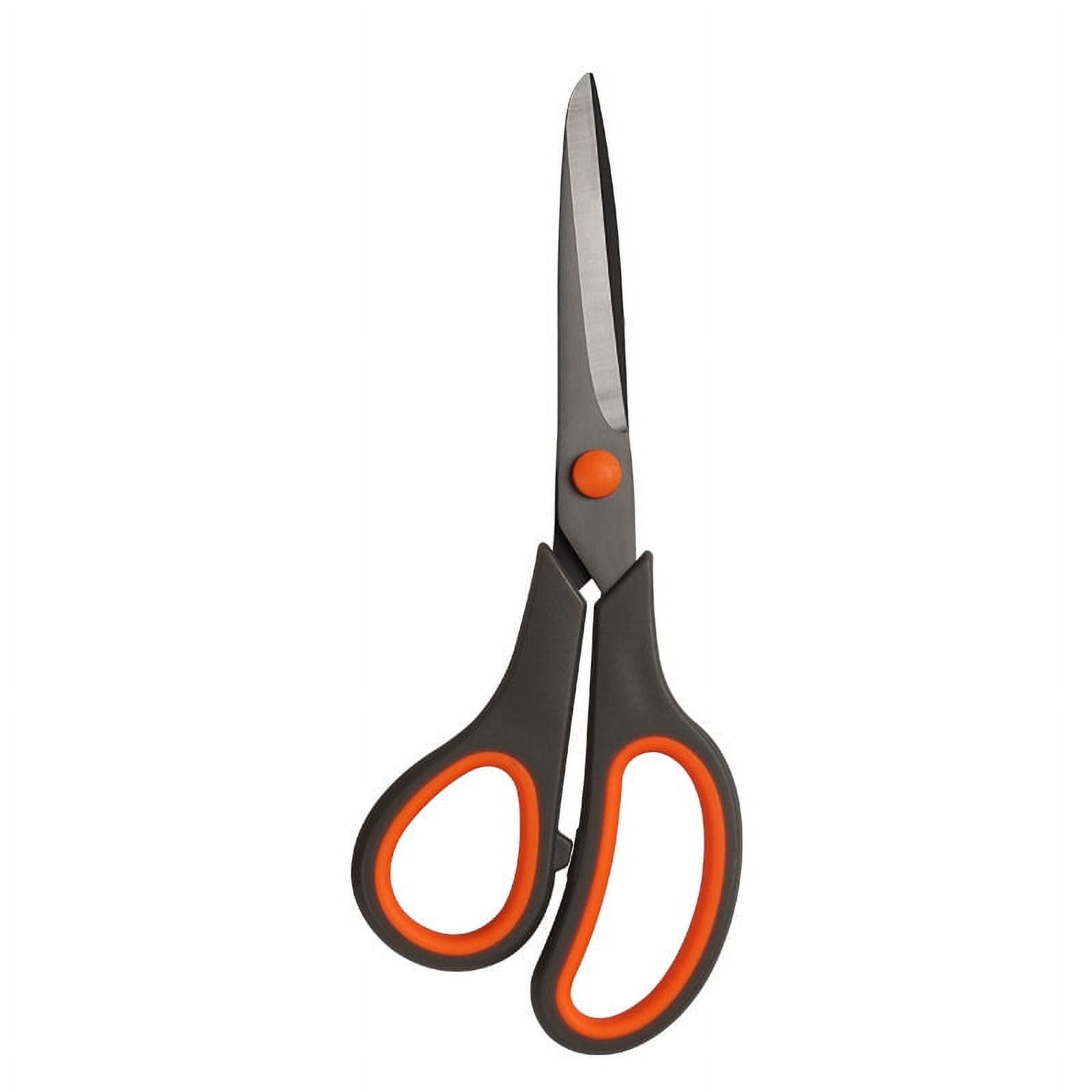 Scissors,Multipurpose office Scissors,8.5 Inch Ultra Sharp Shears,  Comfort-Grip Handles Household scissorsSturdy Sharp Craft Supplies - Pack  of 3, Right/Left Hande 