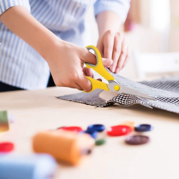 Scissors for Office, All Purpose Bulk Pack, Sharp Shears for Sewing Fabric, Right and Left Handles