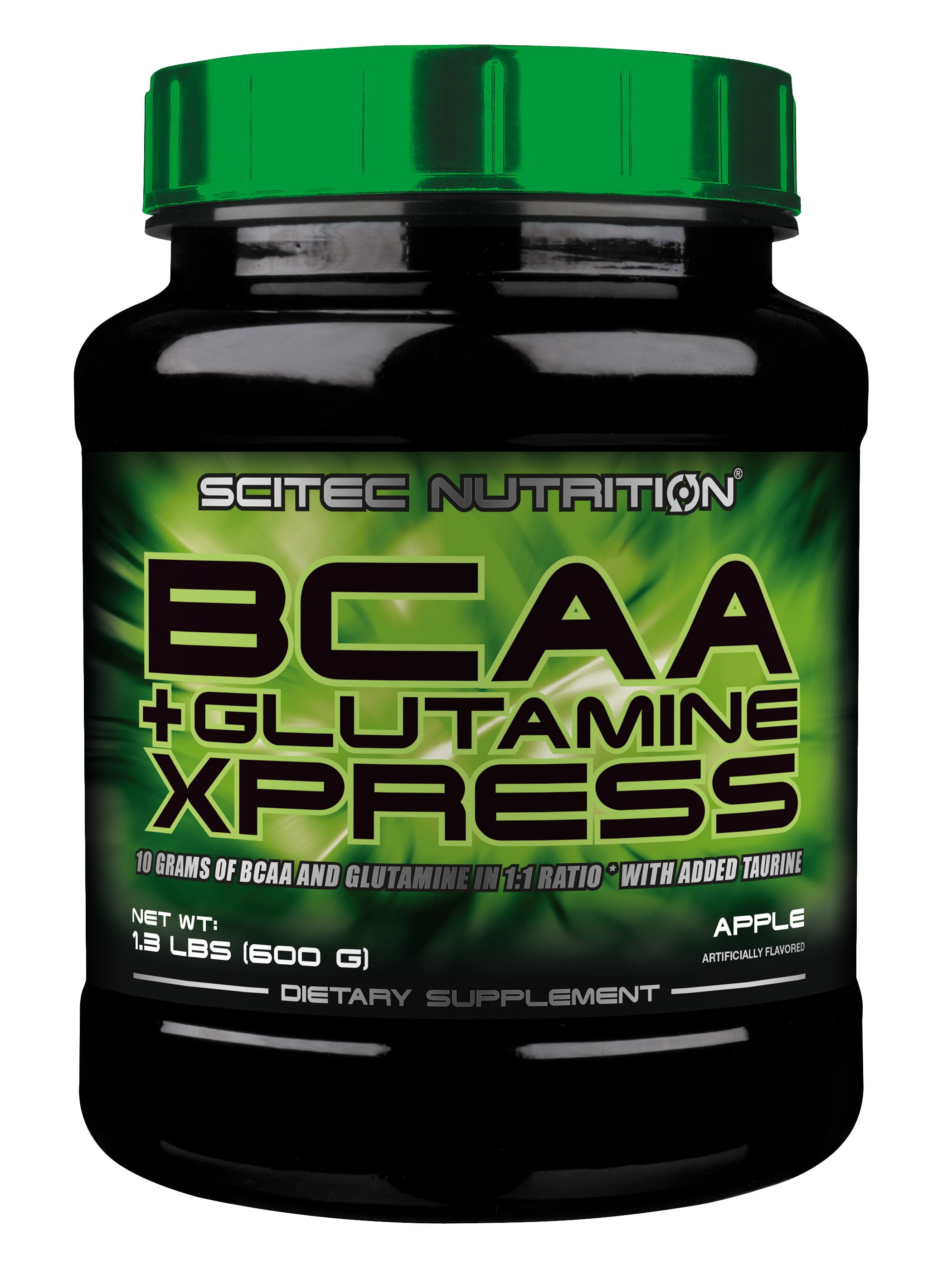 Scitec Nutrition BCAA + Glutamine Xpress Powder, Apple, 50 Servings ...