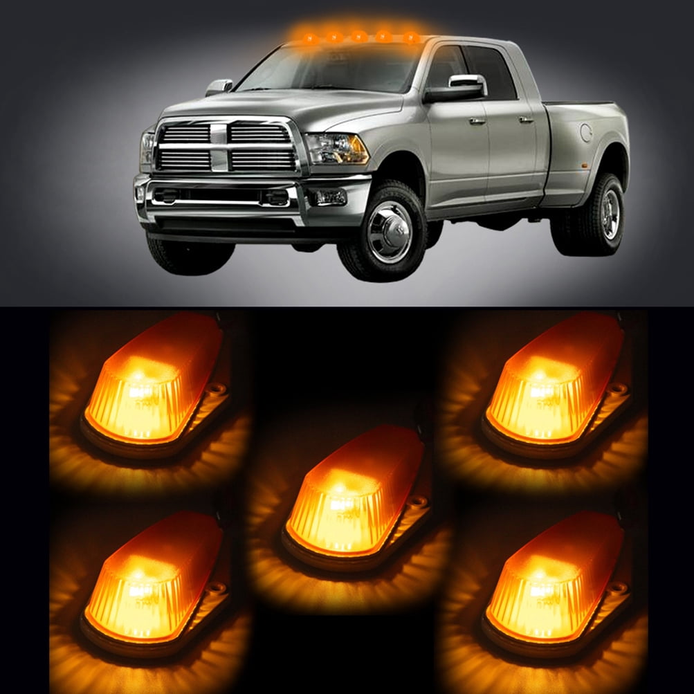 5X Black Smoke Lens Cab Roof Marker Running Lamps Zambia