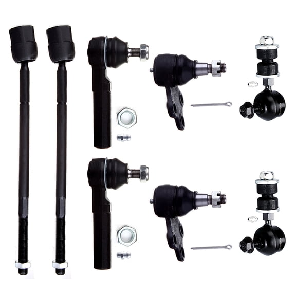 Scitoo 8pcs Suspension Kit 2 Front Sway Bar Link 2 Outer Tie Rod End 2 Inner Tie Rod End 2 Lower Ball Joint Fit 1993-2002 For Mercury VILLAGER 1993-2002 For Nissan QUEST K8643