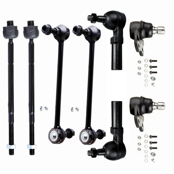 Scitoo 8x Outer Inner Tie Rod Ends Lower Ball Joint Sway Bar Links Fit For Saturn L100 L200 L300 LS LS1 LS2 LW1 LW2 LW200 LW300 2000-2005