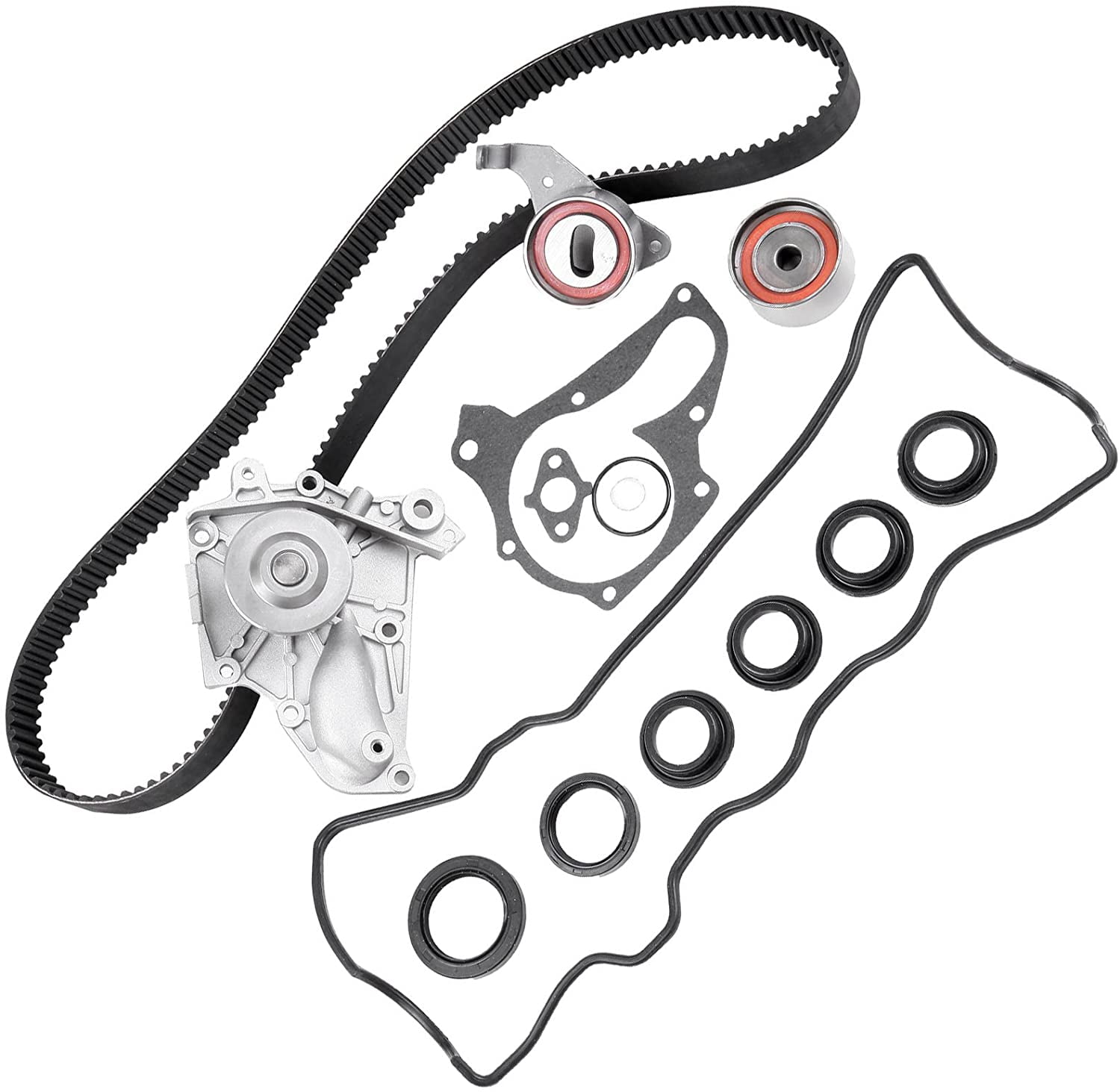 Scitoo Timing Belt Water Pump Kit With Valve Cover Gasket Fits