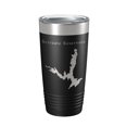 thumbnail image 1 of Scituate Reservoir Tumbler Lake Map Travel Mug Insulated Laser Engraved Coffee Cup Providence Rhode Island 20 oz Black, 1 of 5