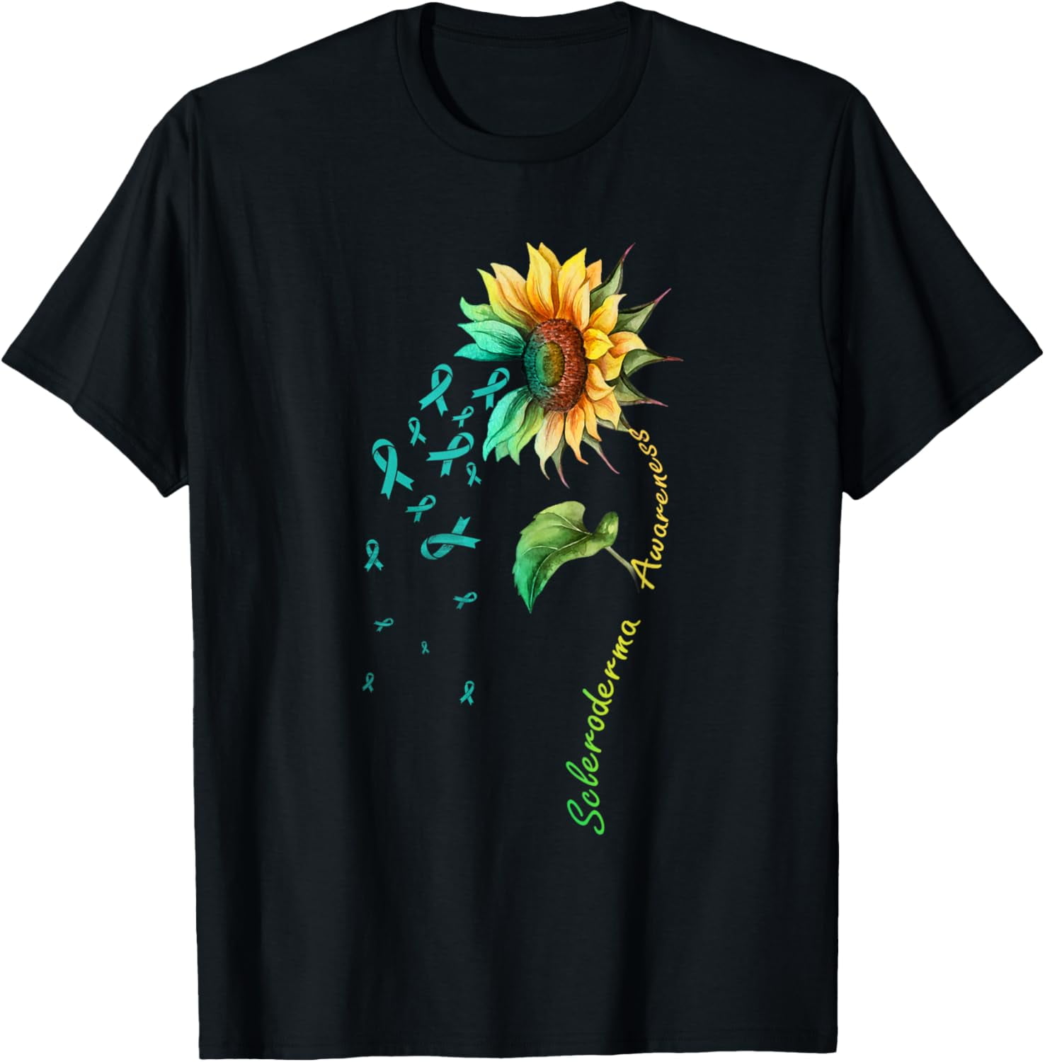 Scleroderma Awareness Sunflower Shirt TShirt
