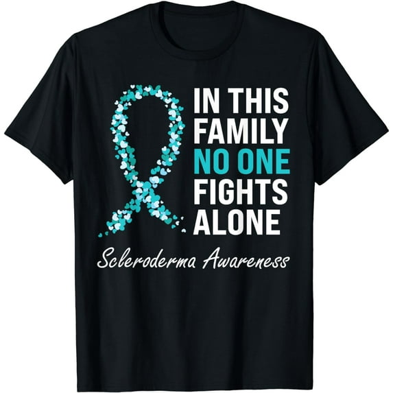Scleroderma Awareness Teal Ribbon T-Shirt