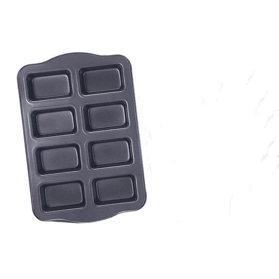 Sclmhf 8 Cavity Non-Stick Baking Pan Mini Loaf Pan,Mini Bread Loaf Pan Mini Brownie Pan Rectangular Bar Muffin Pan Baking Pan for Mini Banana Breads,Cakes
