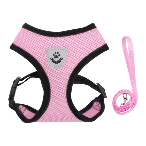 Scmkd Reflective No-Pull Dog Harness & Leash Set, for Cats and Dogs, Machine Washable