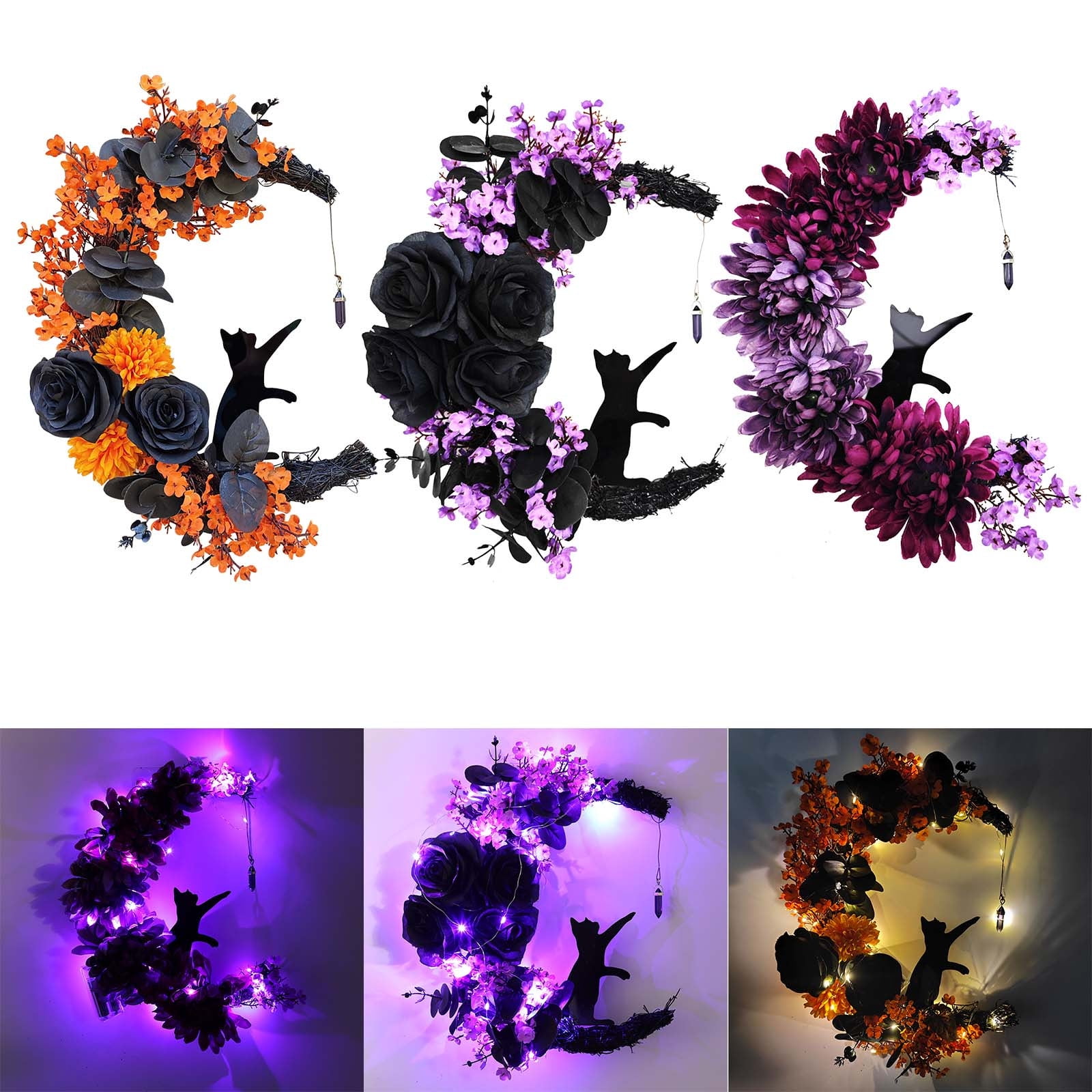 Scnor Halloween Hanging Decorations Party Supplies in Clearance Moon