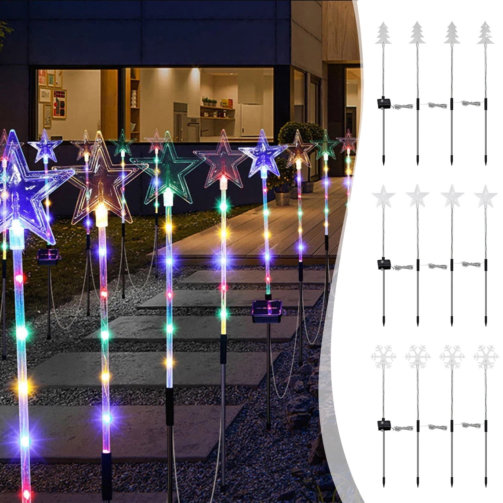 Scnor Solar Christmas Lights on Clearance Christmas Tree Light Yard