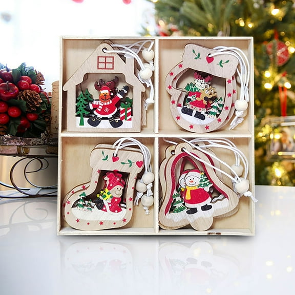 Scnor indoor Christmas Decoration on Clearance Christmas Tree Box Christmas Hanging Decor