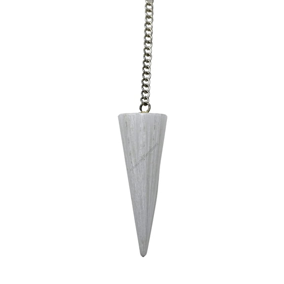 Scolocite Crystal Pendulum for Divination - Dowsing Crystals & Healing Stones