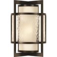 thumbnail image 1 of Sconce SINGAPORE MODERNE Outdoor 2-Light Dark Bronze Patina Clear Texture FA-623, 1 of 1