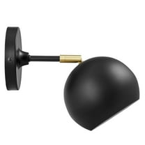 Sconce Wall Lamp Light Fixture, Black, Metal, Mid Century Living Kitchen Cafe Bistro Hospitality Restaurant, Modern Contemporary HB33851