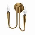 thumbnail image 1 of Sconce Wall Lamp Light Fixture, Gold, Metal, Living Kitchen Cafe Bistro Hospitality Restaurant, Modern Contemporary Boutique HB33937, 1 of 9