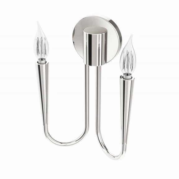 Sconce Wall Lamp Light Fixture, Silver, Metal, Living Kitchen Cafe Bistro Hospitality Restaurant, Modern Contemporary HB33936