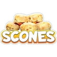 thumbnail image 1 of Scones 2 16" Decal Concession Stand Food Truck Sticker, 1 of 2